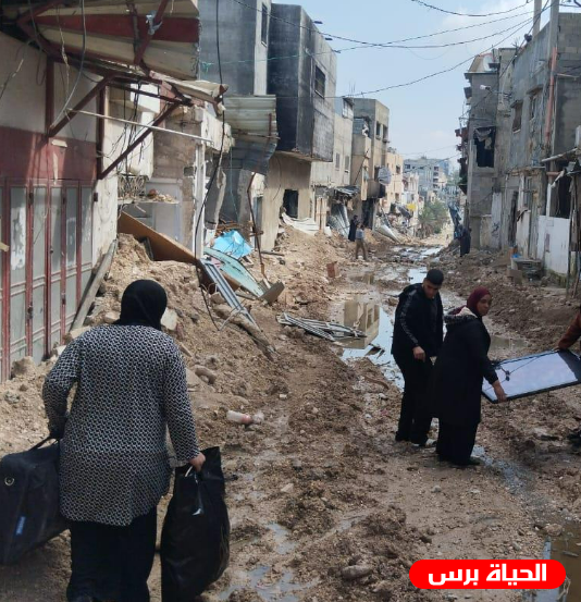 الاحتلال يخلي سكان حارة مربعة حنون في مخيم طولكرم 